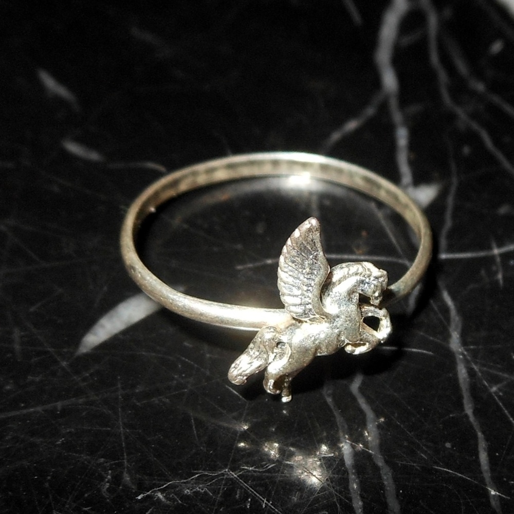 Pegasus Winged Horse Greek Mythology Fantasy Sterl